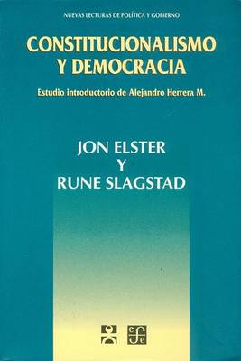 Book cover for Constitucionalismo y Democracia