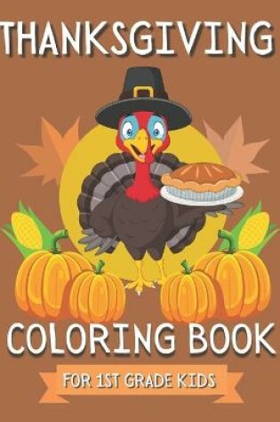 Cover of Thanksgiving Coloring Book For Kids