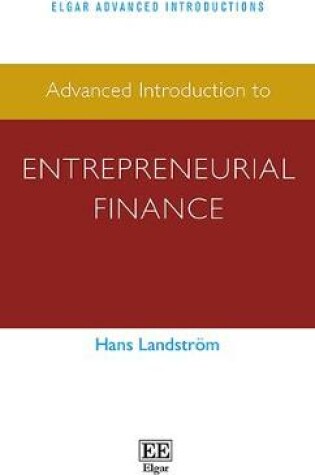 Cover of Advanced Introduction to Entrepreneurial Finance