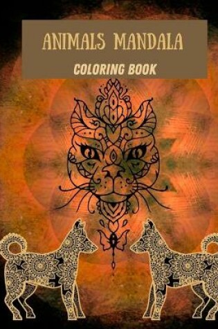 Cover of Animals Mandala Coloring Book