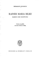 Book cover for Rainer Maria Rilke