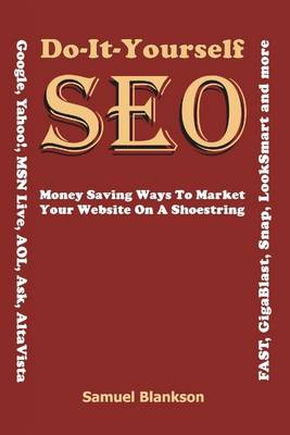 Book cover for Do it Yourself Seo: Money Saving Ways to Market Your Website on a Shoestring