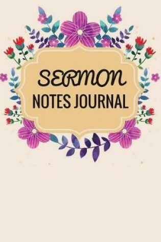 Cover of Sermon Notes Journal