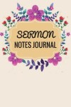 Book cover for Sermon Notes Journal