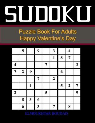 Book cover for Su Doku Puzzle Book For Adults Happy Valentine's Day