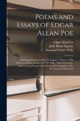 Cover of Poems and Essays of Edgar Allan Poe