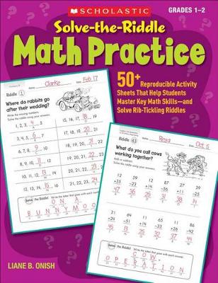 Book cover for Solve-The-Riddle Math Practice, Grades 1-2