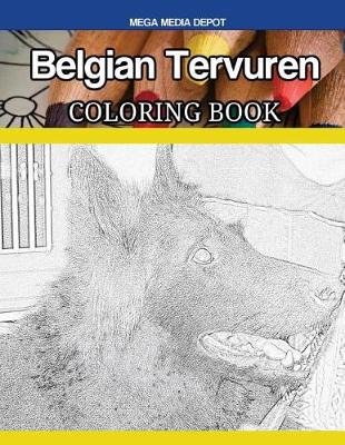 Book cover for Belgian Tervuren Coloring Book