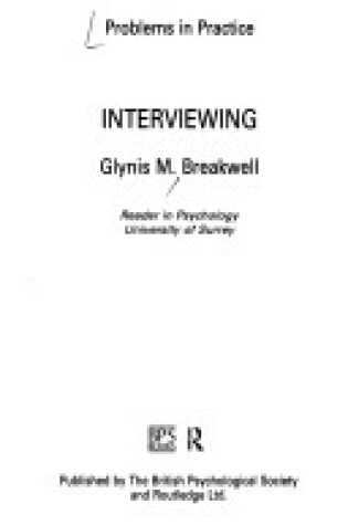 Cover of Interviewing