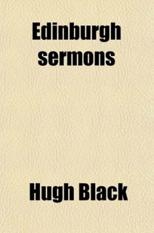 Cover of Edinburgh Sermons