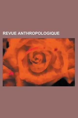 Cover of Revue Anthropologique