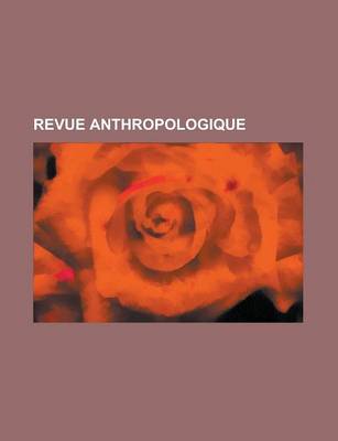 Book cover for Revue Anthropologique