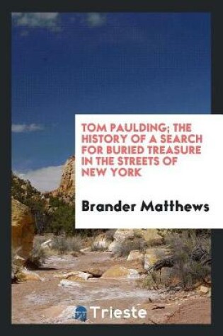 Cover of Tom Paulding; The History of a Search for Buried Treasure in the Streets of New York