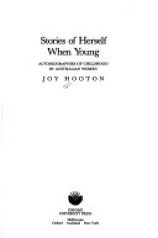 Cover of Stories of Herself When Young