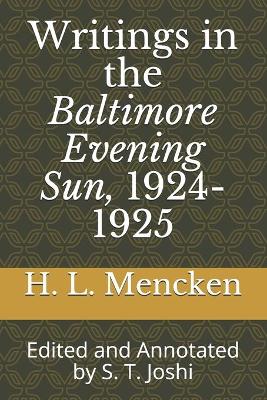 Book cover for Writings in the Baltimore Evening Sun, 1924-1925