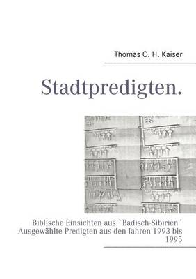 Book cover for Stadtpredigten.