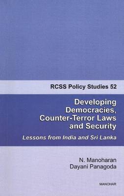 Cover of Developing Democracies, Counter-Terror Laws & Security