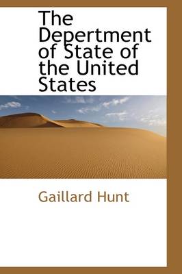 Book cover for The Depertment of State of the United States