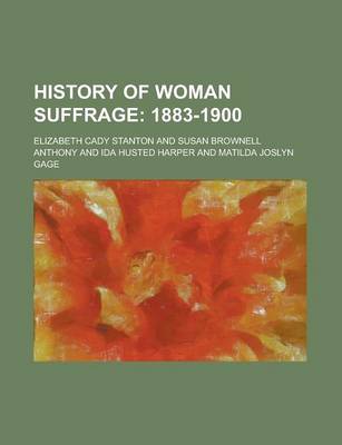 Book cover for History of Woman Suffrage