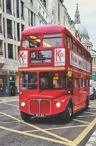 Cover of Red London Bus Journal and Notebook