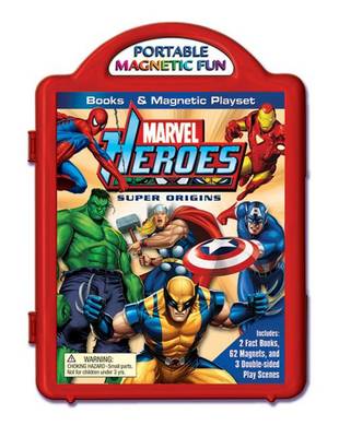 Cover of Marvel Heroes Super Origins Books & Magnetic Playset