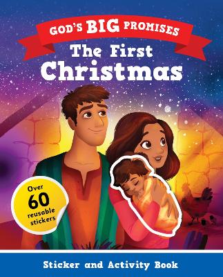 Book cover for God's Big Promises Christmas Sticker and Activity Book