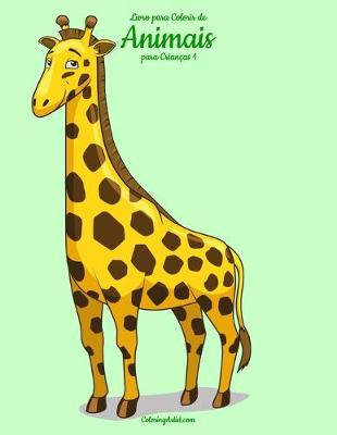 Cover of Livro para Colorir de Animais para Crianças 1