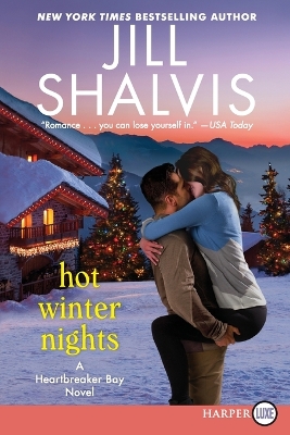 Book cover for Hot Winter Nights [Large Print]