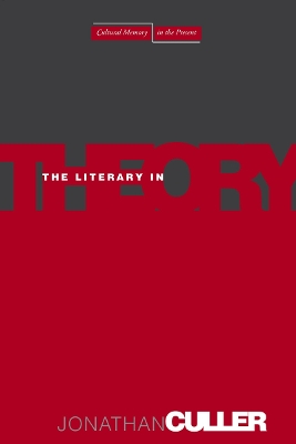 Book cover for The Literary in Theory