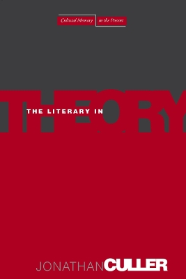 Cover of The Literary in Theory