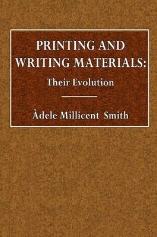Cover of Printing and Writing Materials