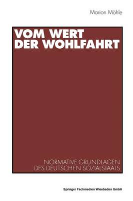 Book cover for Vom Wert der Wohlfahrt