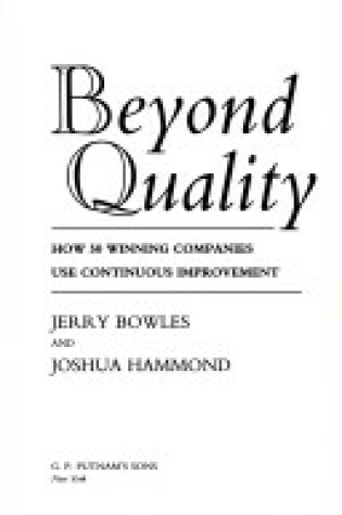 Cover of Beyond Quality