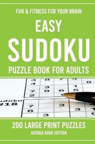 Cover of Easy Sudoku Puzzle Book for Adults