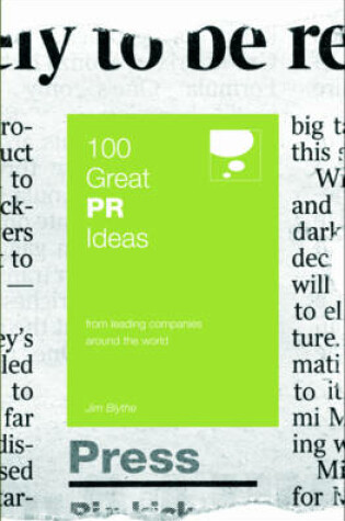 Cover of 100 Great PR Ideas