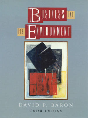 Book cover for Business and Its Environment