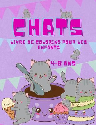 Book cover for Livre de coloriage de chats pour les enfants de 4 à 8 ans