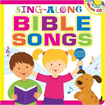 Book cover for Sing-Along Bible Songs Storybook for Kids