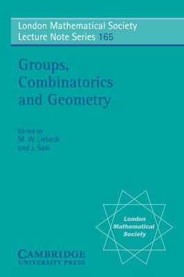 Cover of Groups, Combinatorics and Geometry