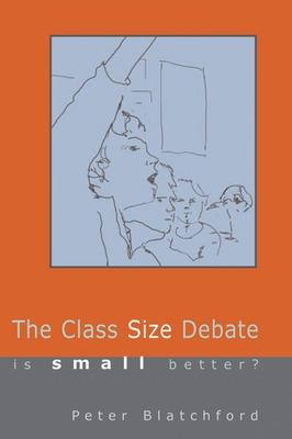 Book cover for The Class Size Debate