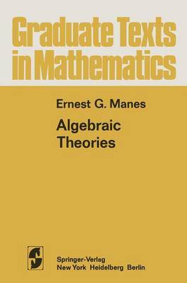 Book cover for Algebraic Theories