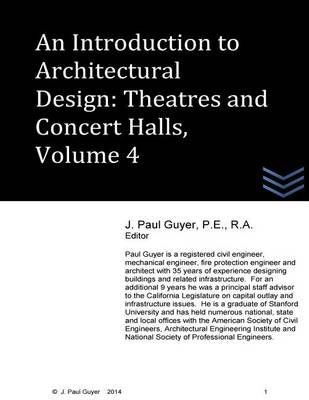 Book cover for An Introduction to Architectural Design - Theatres and Concert Hall, Volume 4