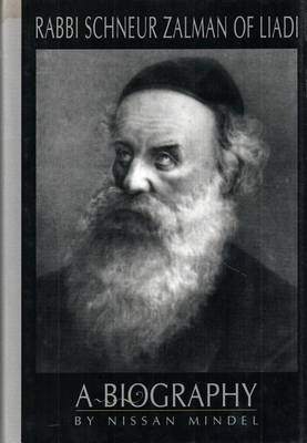 Book cover for Rabbi Schneur Zalman of Liadi