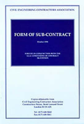 Book cover for Ceca Form of Sub-contract