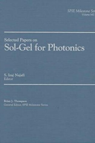 Cover of Selected Papers on Sol-Gel for Photonics