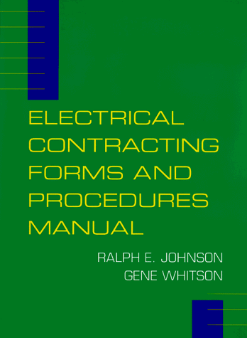 Book cover for Electrical Contracting Forms and Procedures Manual