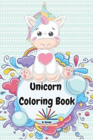 Cover of Unicorn Coloring Book