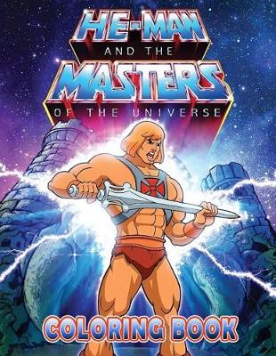 Book cover for He-Man and the Masters of the Universe Coloring Book