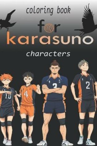 Cover of Coloring book for karasuno character