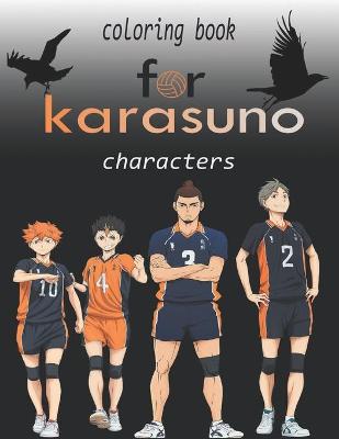 Cover of Coloring book for karasuno character